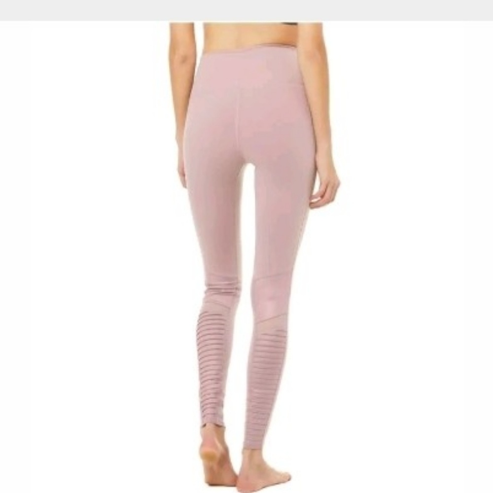 Alo Lg Moto Leggings Athletic Pants Lifting Fit Du - Picture 6 of 7